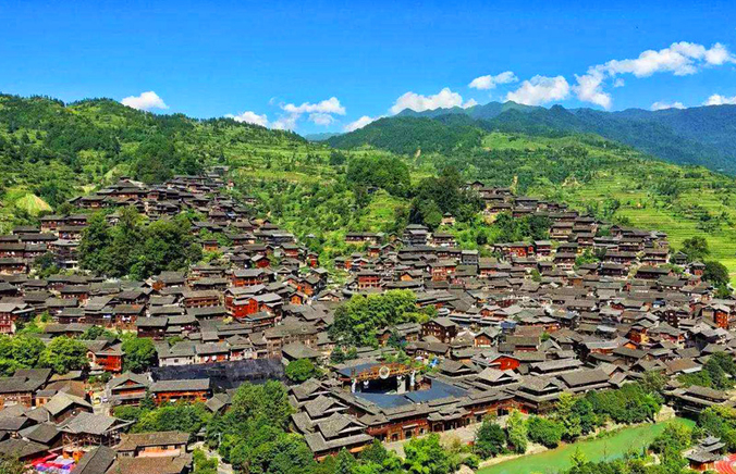 Kongbai Miao Village